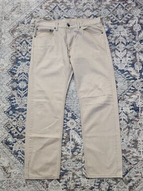 Levis Tan Slim Straight Altered Lenght 29 1/2 Jeans